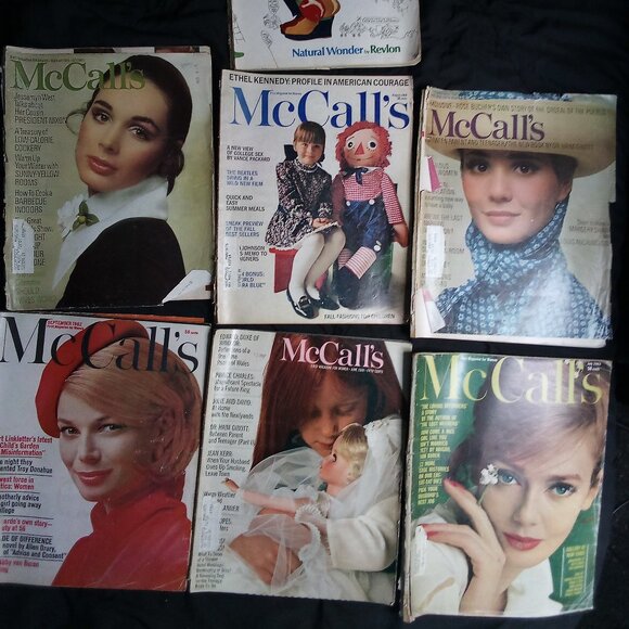 Vintage 60s McCall's Magazine Lot (6) + Seventeen - Picture 1 of 11